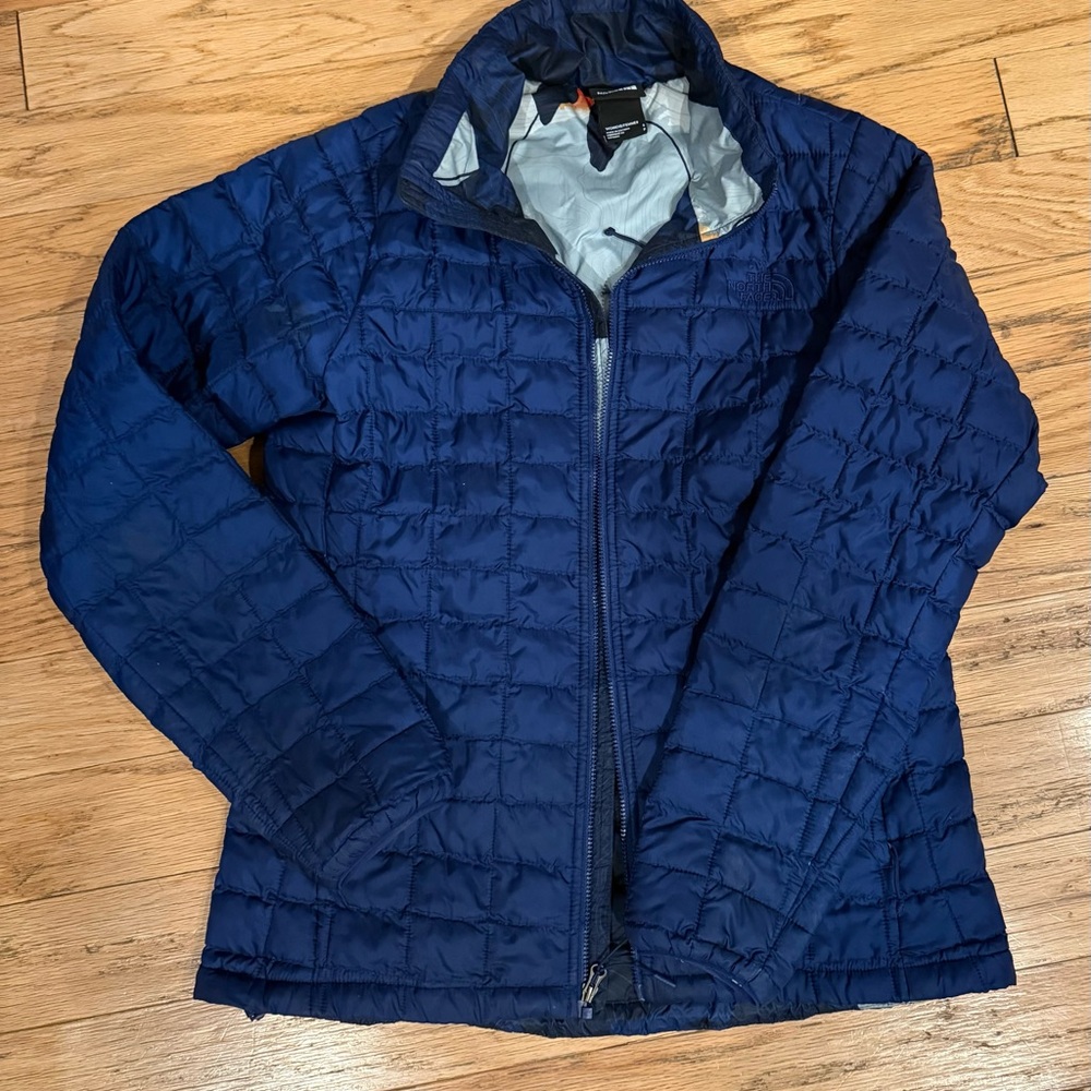 The North Face Women's Blue Puffer Jacket